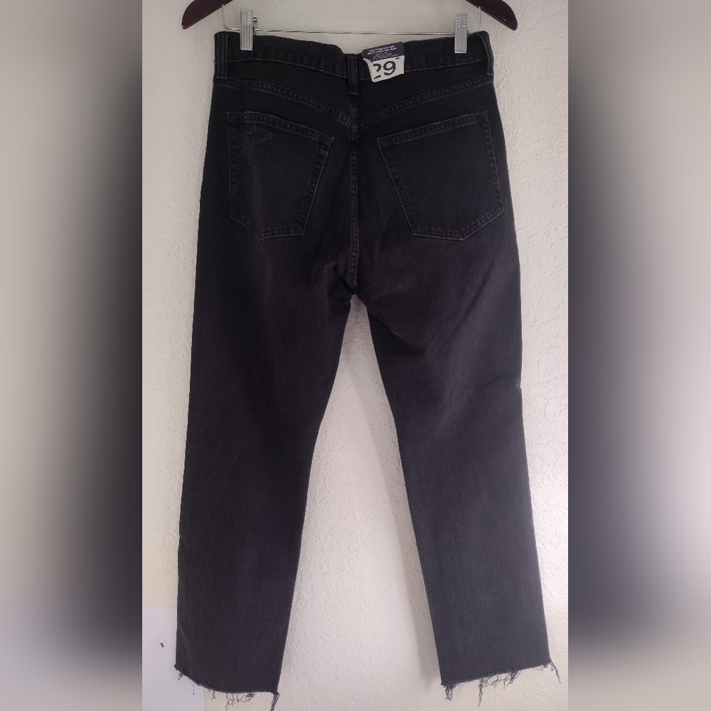 GAP Cheeky Highrise Straight Black Jeans - Picture 8 of 9